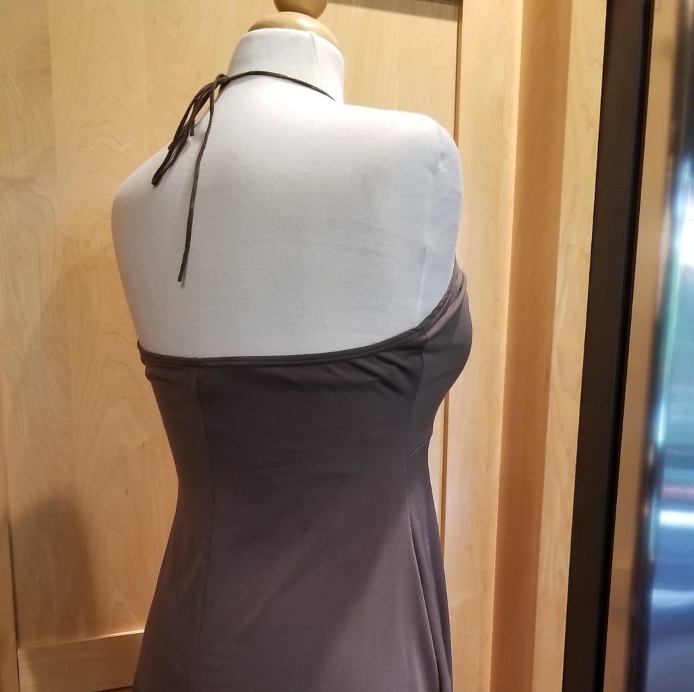 Very vintage Olive green backless top - Picture 5 of 6